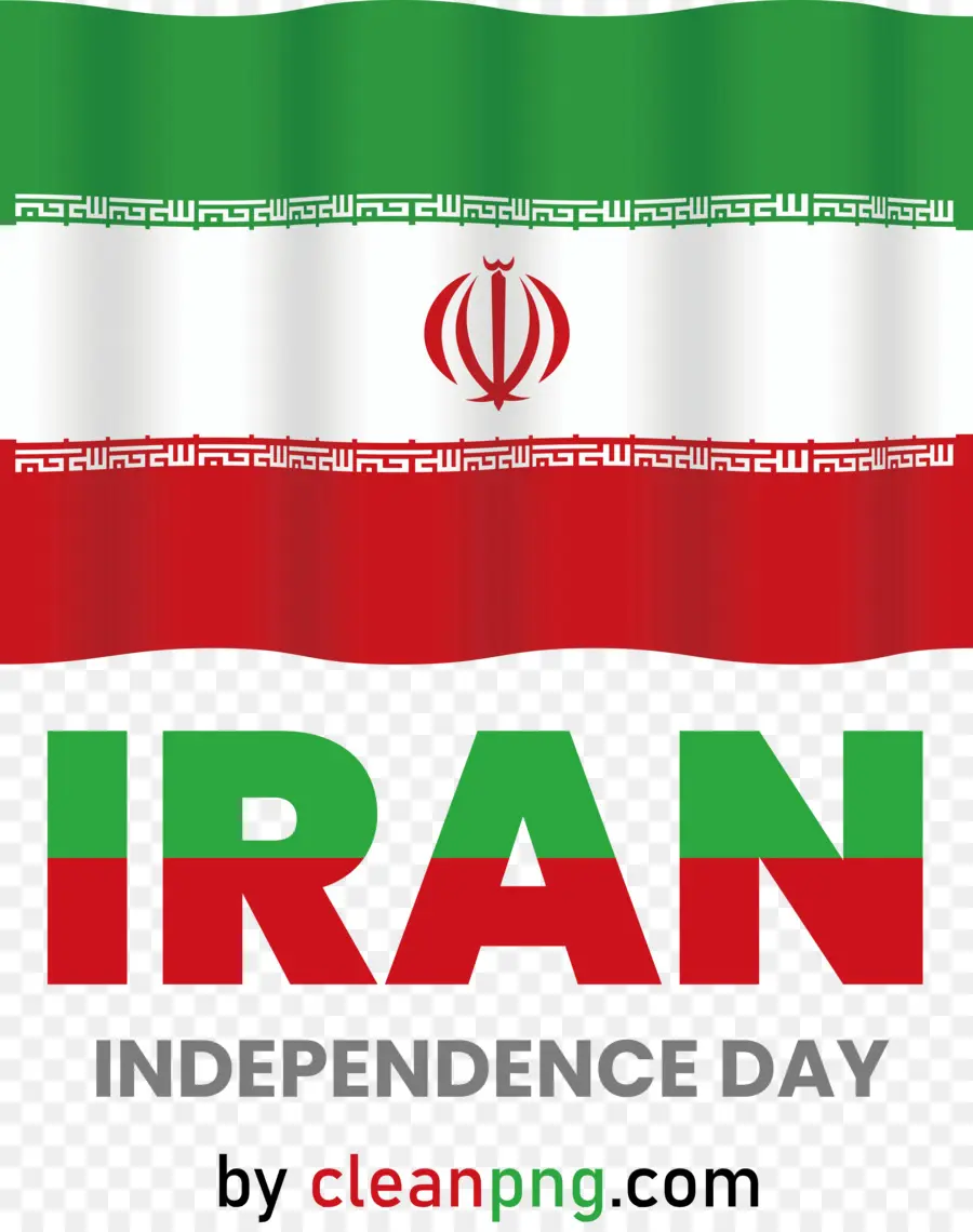 Hari Kemerdekaan Iran，Bendera Iran PNG