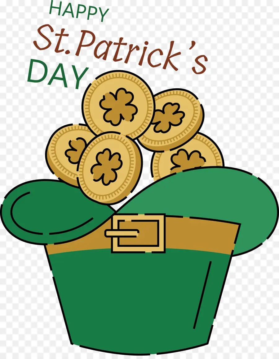 Topi Hari St Patrick，Pot Emas PNG