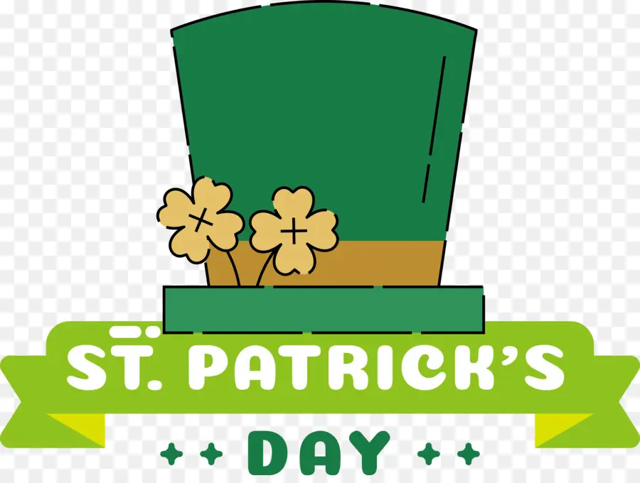 Topi Hari St Patrick，Topi Hijau PNG