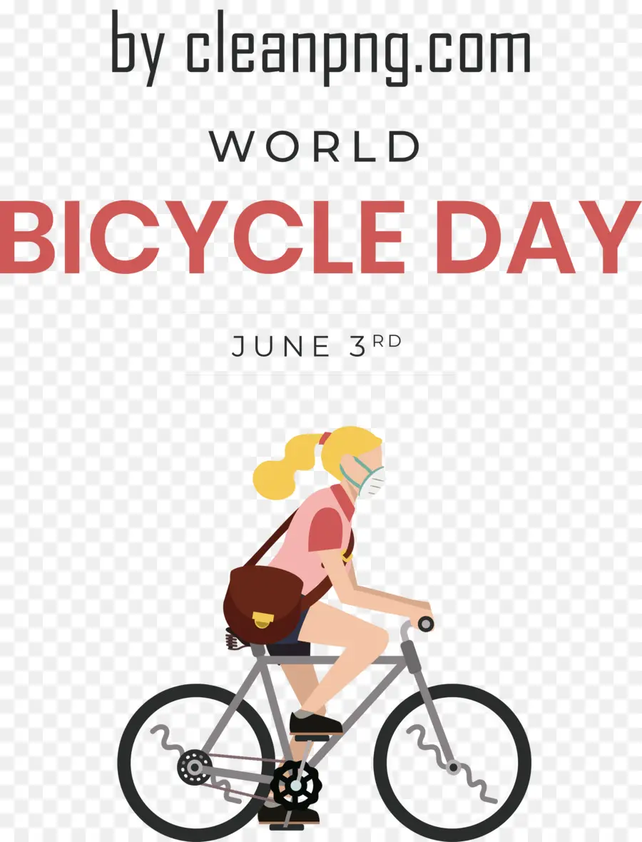 Dunia Sepeda Di Malam Hari，Hari Sepeda Dunia PNG