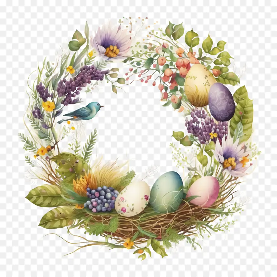 Karangan Bunga Paskah，Telur Paskah PNG