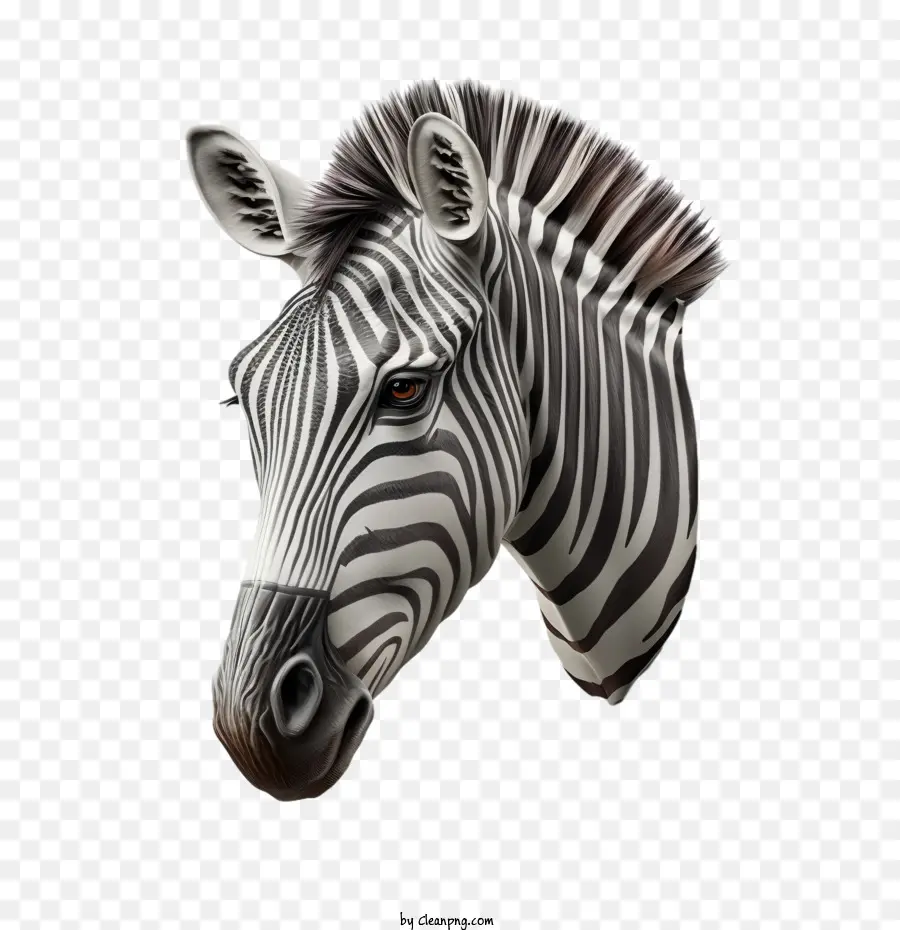 Kepala Zebra，Zebra PNG