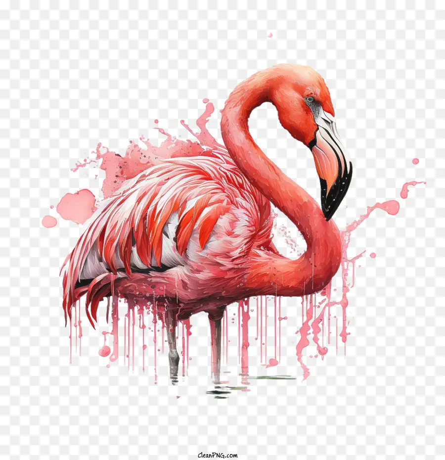 Flamingo Merah Muda，Flamingo PNG