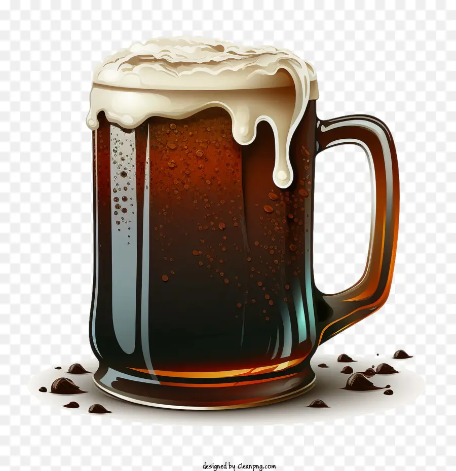 Mug Beer，Bir Hitam PNG