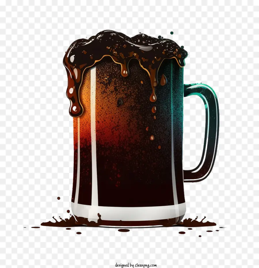 Mug Beer，Bir Hitam PNG