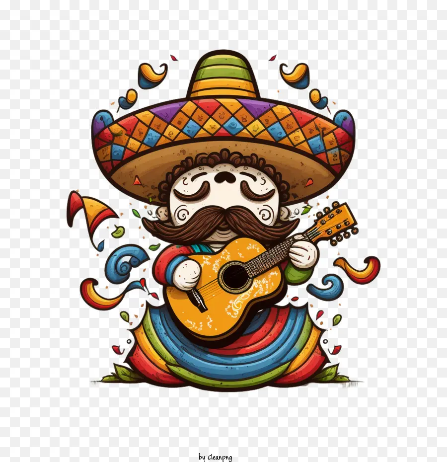 Cinco De Mayo，Pemain Gitar PNG