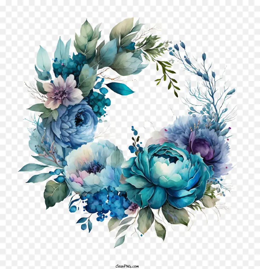 Peony Cat Air，Peoni Biru PNG