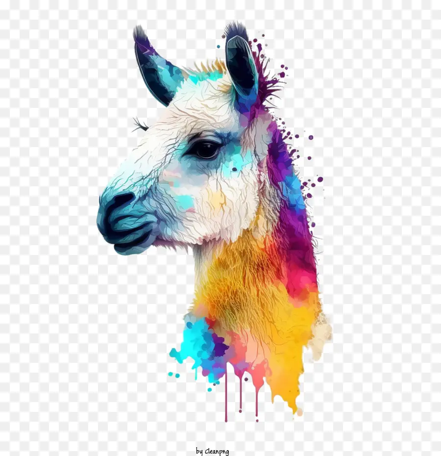 Llama Abstrak，Lama PNG