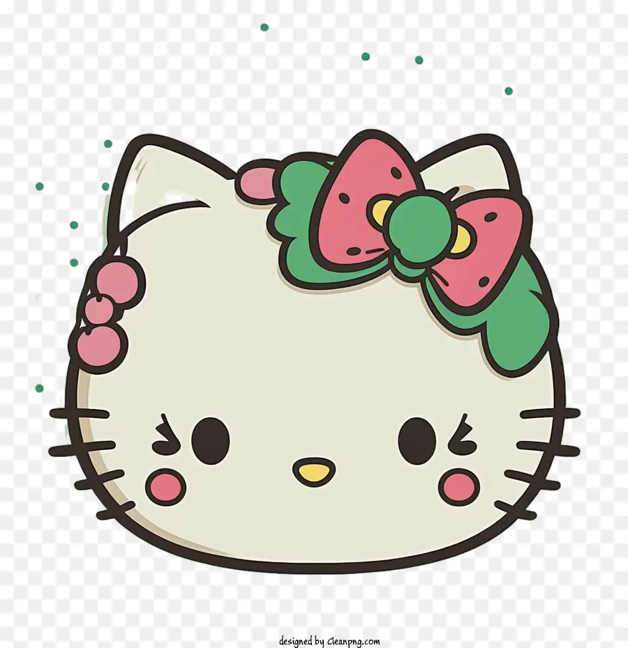 Kawaii Hello Kitty，Halo Kitty PNG