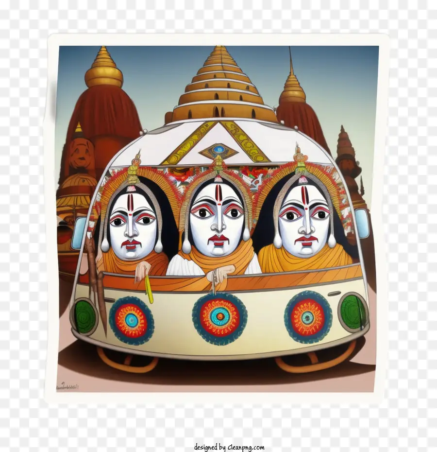 Rath Yatra，Tokoh Tradisional PNG