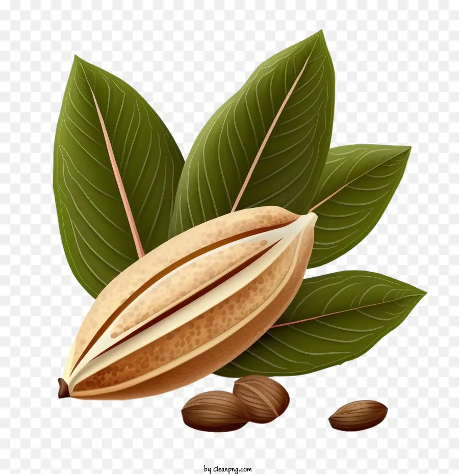 Kacang Almond，Almond PNG