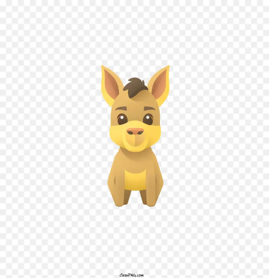 Lucu Keledai，Donkey Emoji PNG