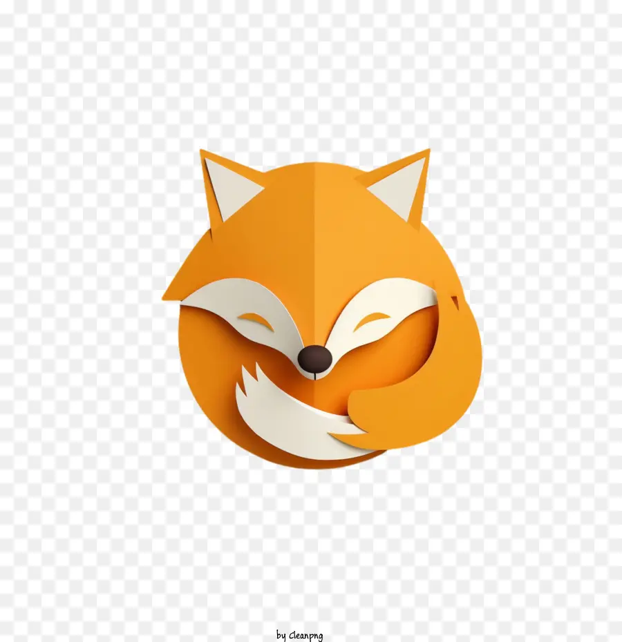Fox Lucu，Fox Emoji PNG