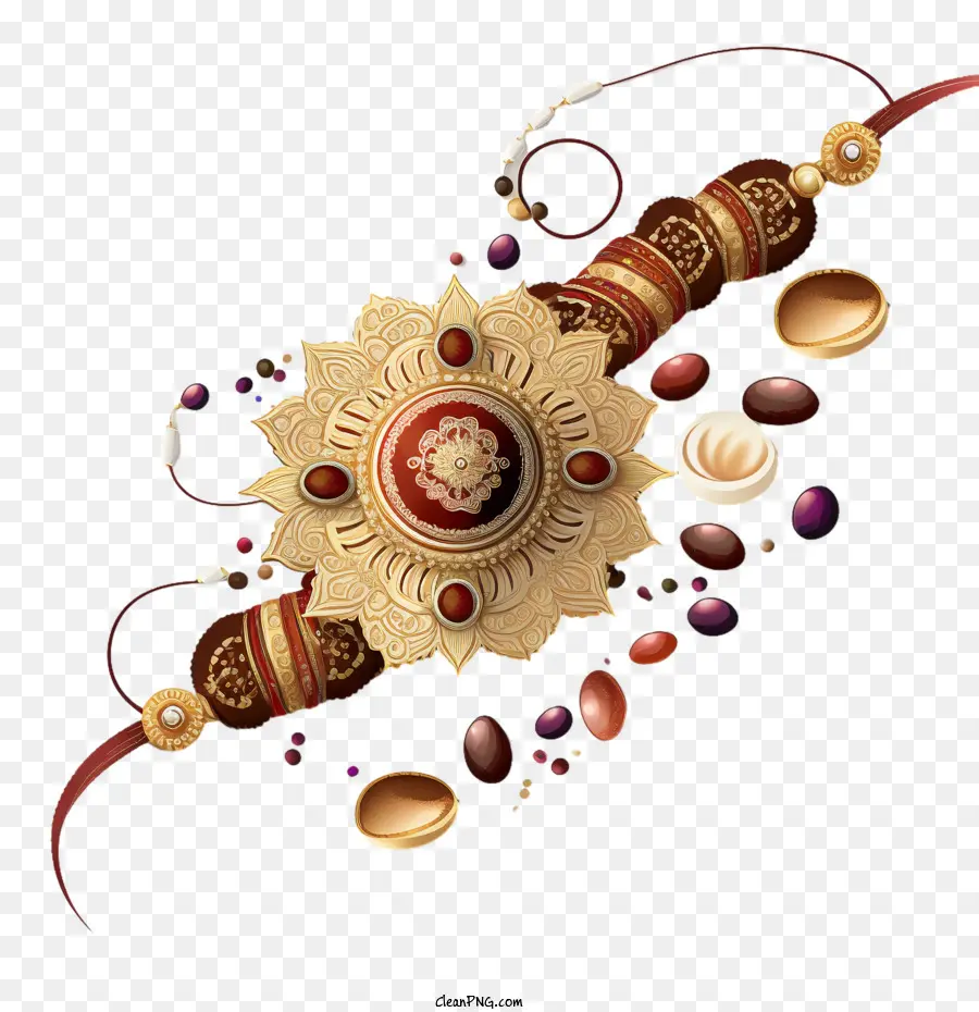 Raksha Bandhan，Rakhi Dekoratif PNG