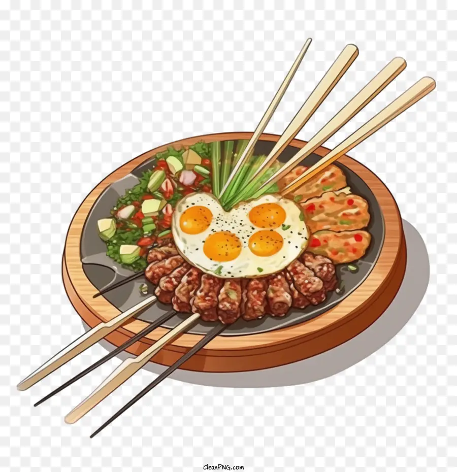 Makanan Korea，Kartun Makanan Korea PNG