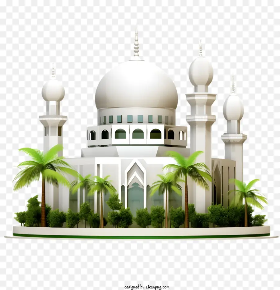 Masjid，Masjid Datar PNG