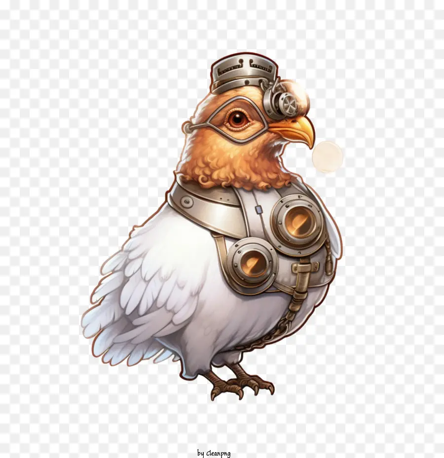 Ayam，Burung Steampunk PNG