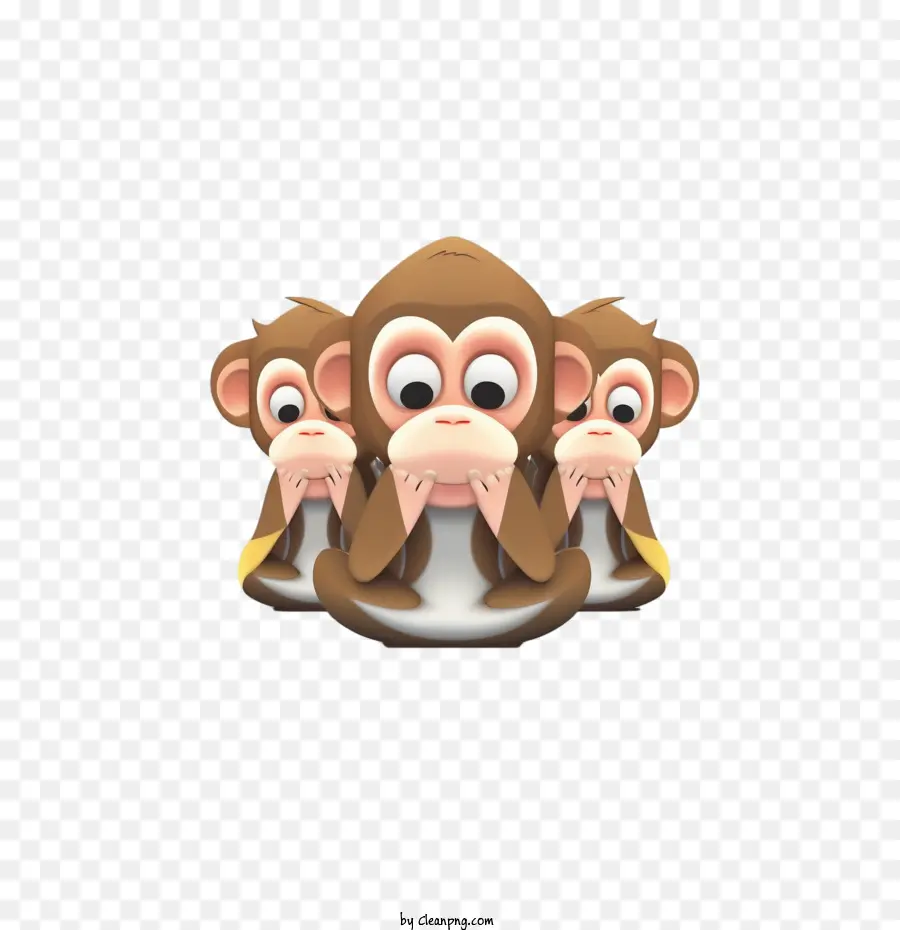 Monyet，Monyet Emoji PNG