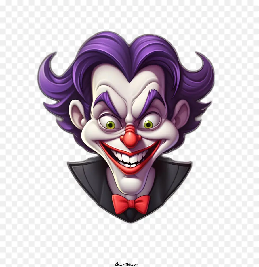 Joker Emoji，Badut PNG