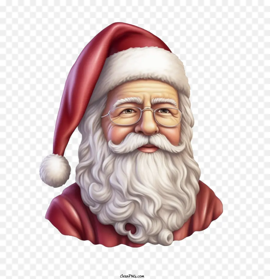 Santa Claus，Wajah PNG