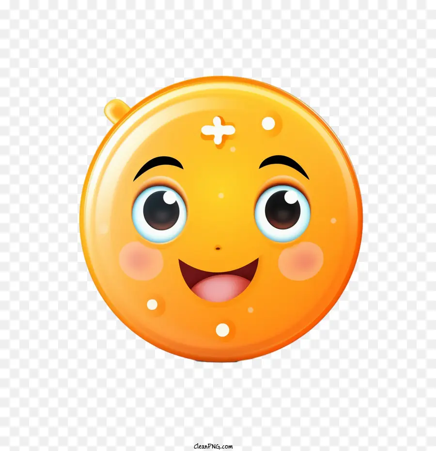 Emoji，Selamat Oranye PNG