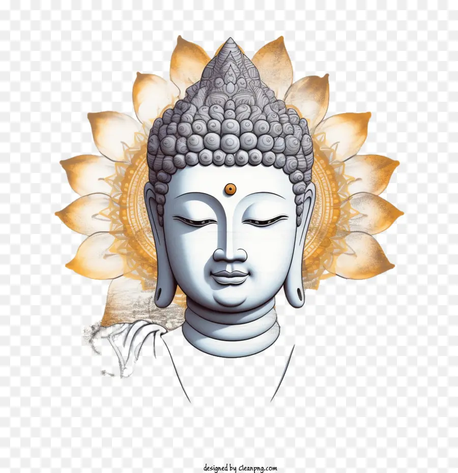 Buddha，Kepala PNG