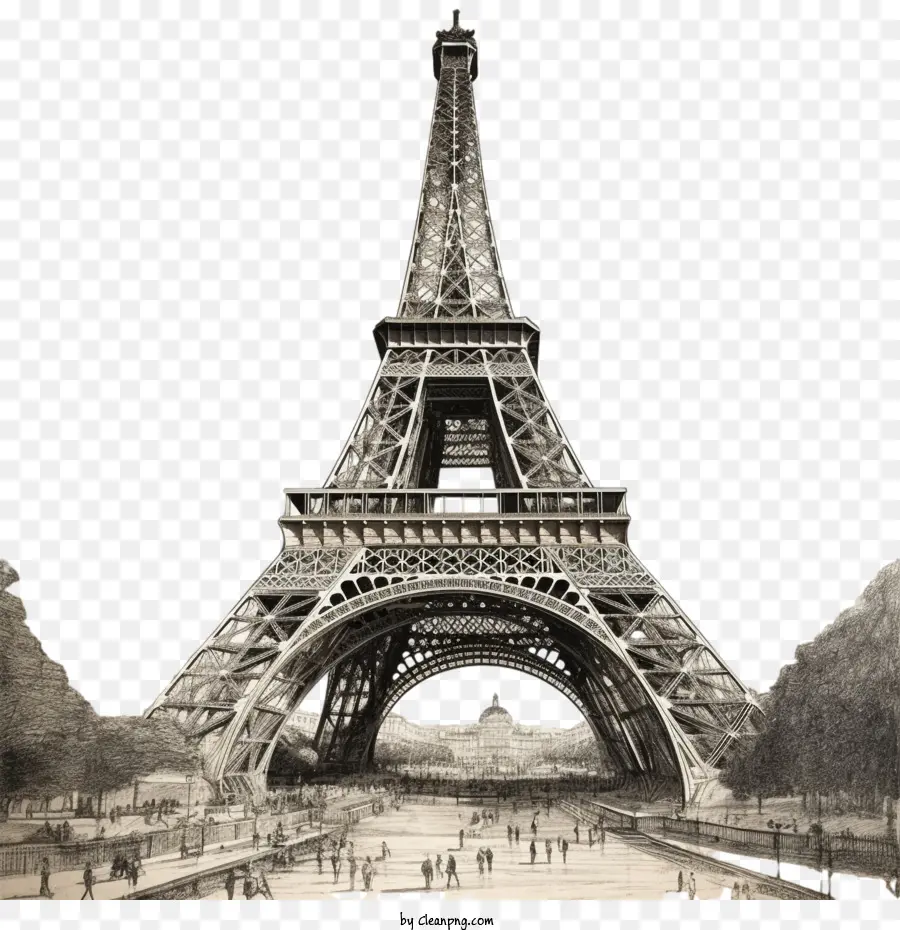 Menara Eiffel，Paris PNG