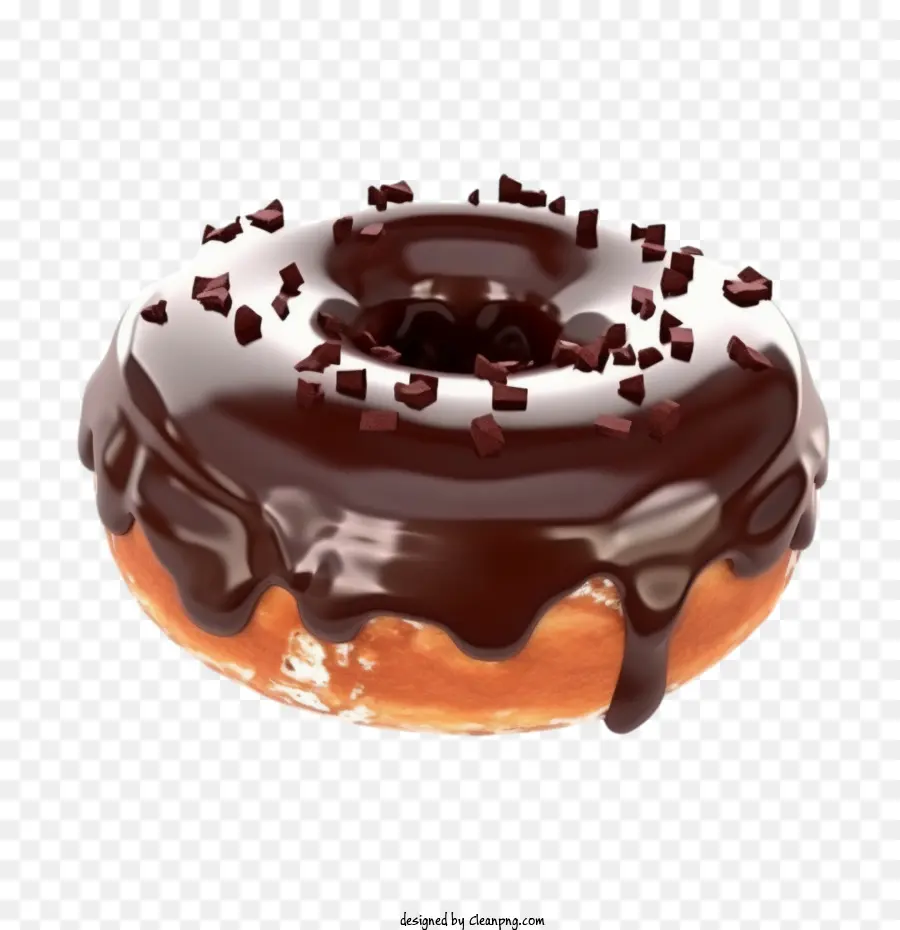 Donat Coklat，Donat PNG