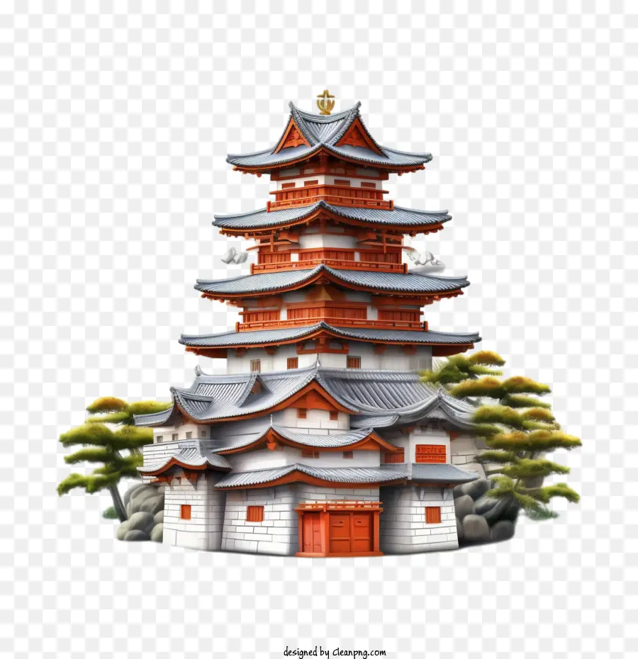 Kastil Jepang，Pagoda PNG