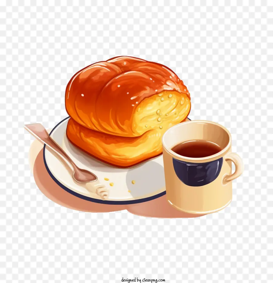 Roti Brioche，Roti Dan Kopi PNG