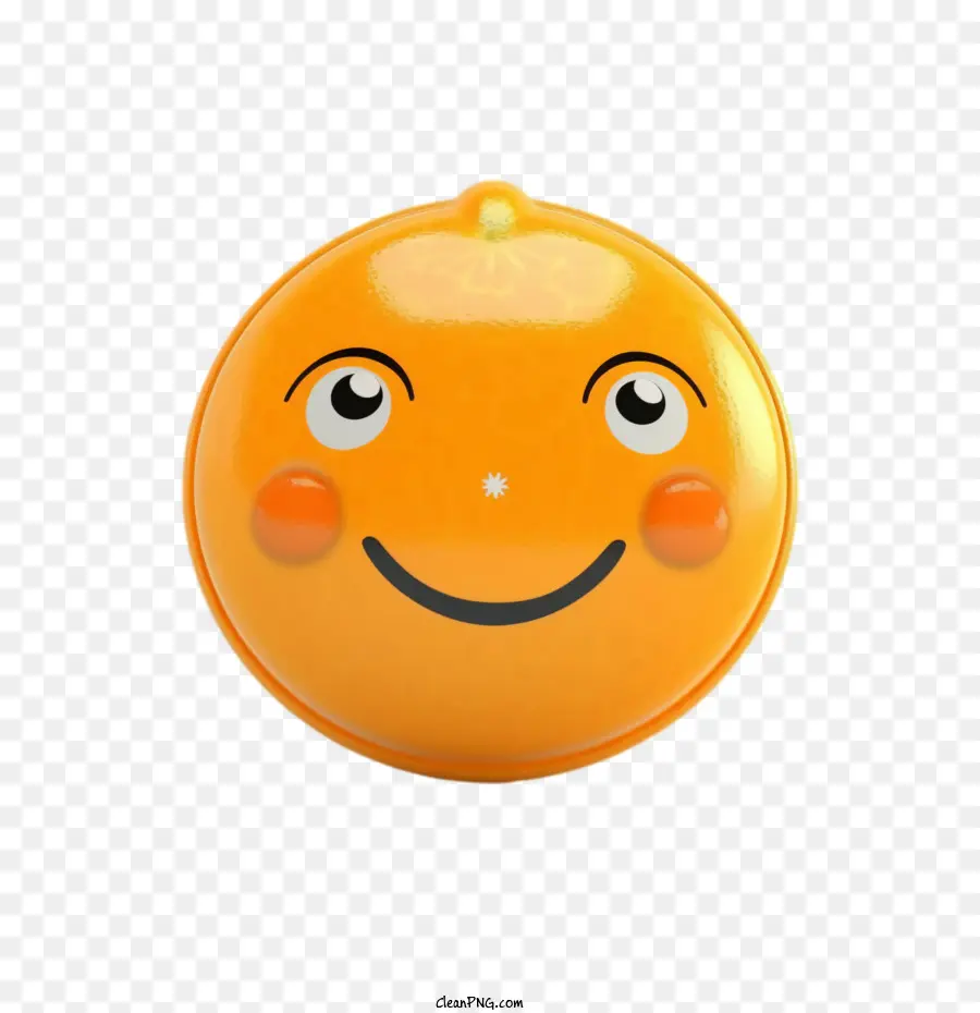 Wajah Emoji，Orange PNG