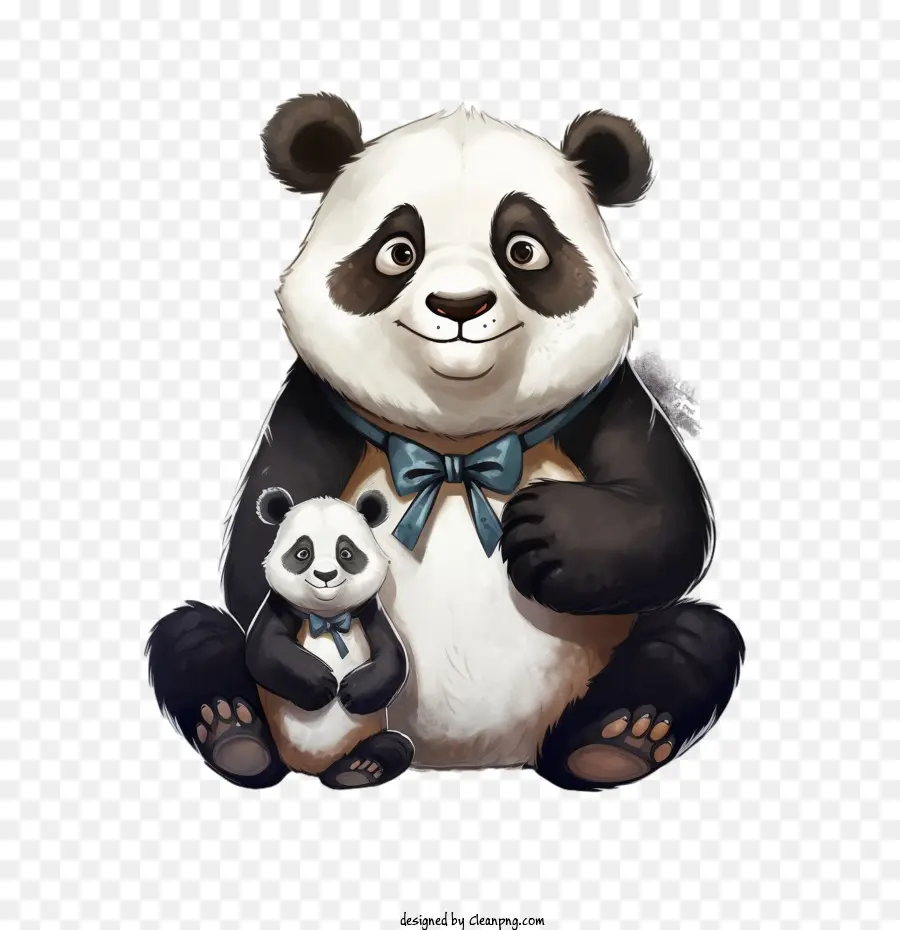 Ayah Dan Anak，Panda PNG