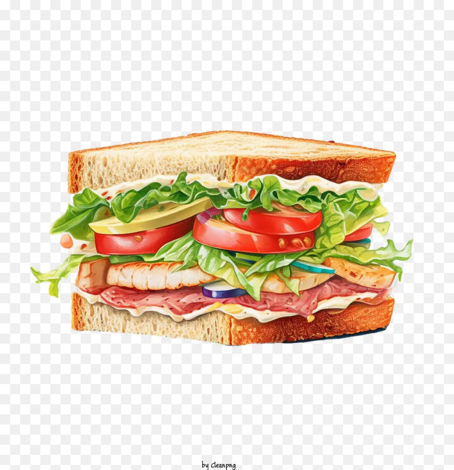 Sandwich，Roti PNG