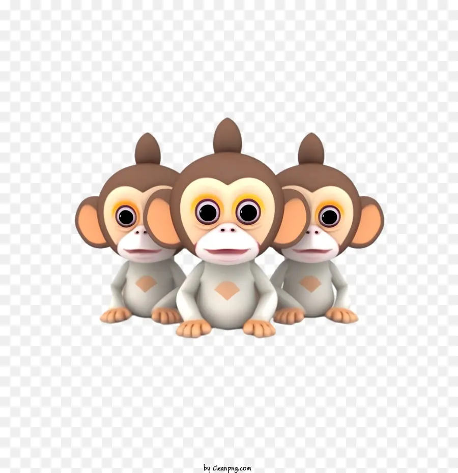 Monyet，Lucu PNG