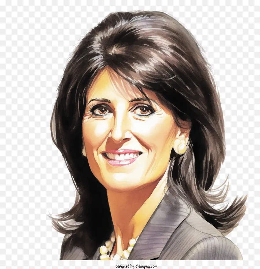 Nikki Haley，Potret Wanita PNG