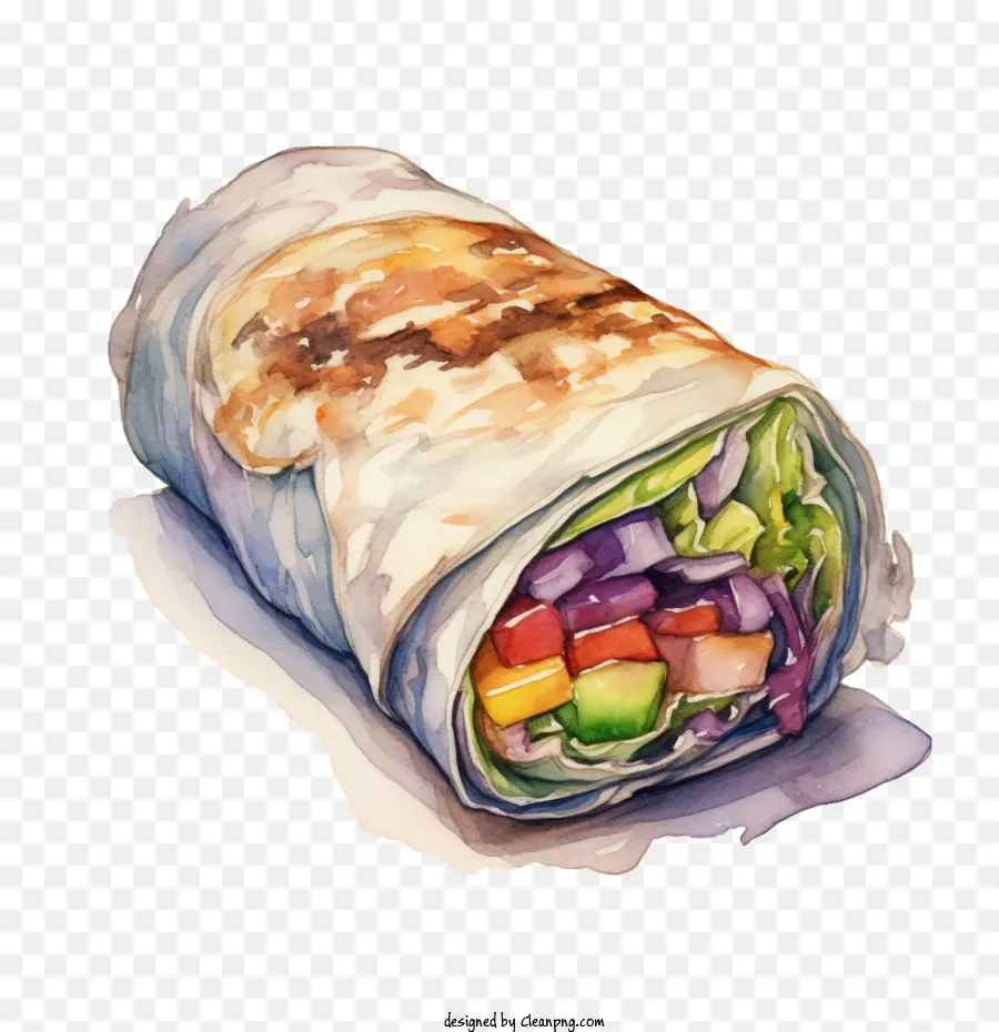 Burrito，Roti Burrito PNG