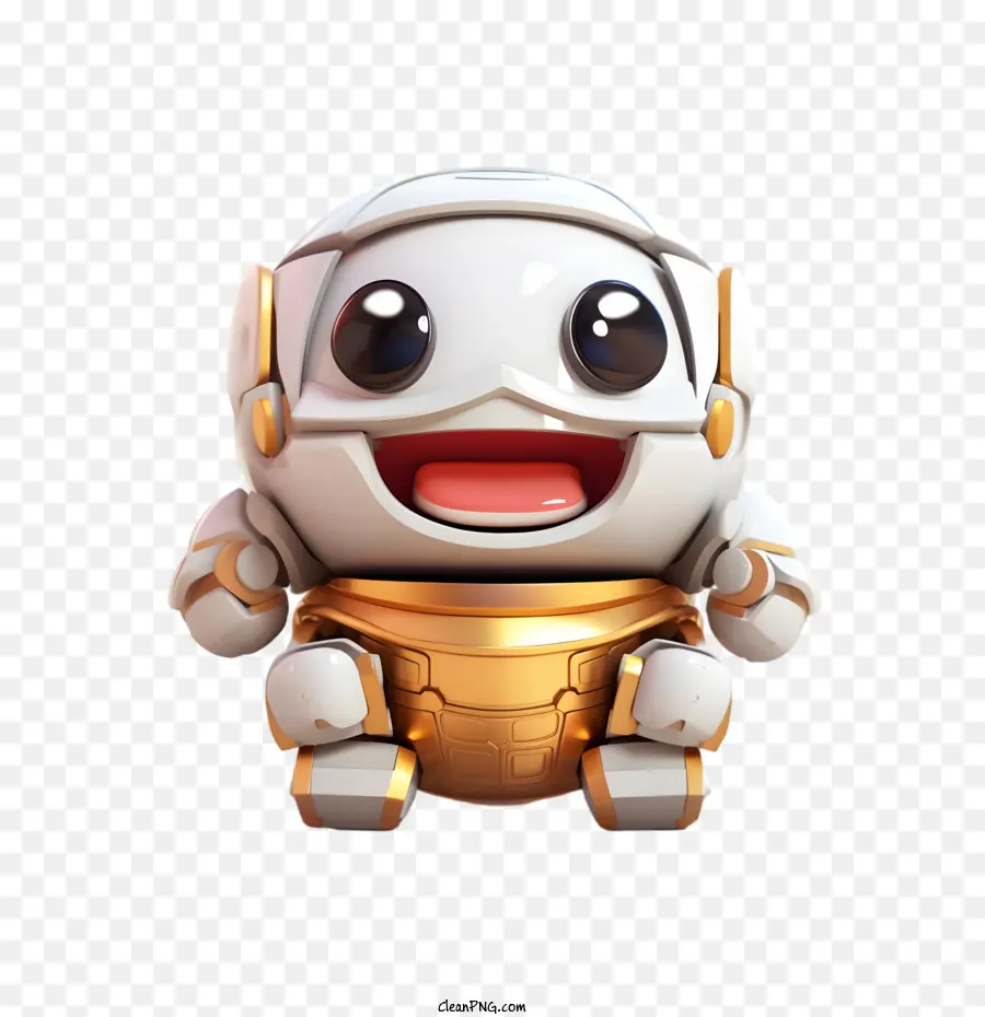 Emoji，Putih Robot PNG