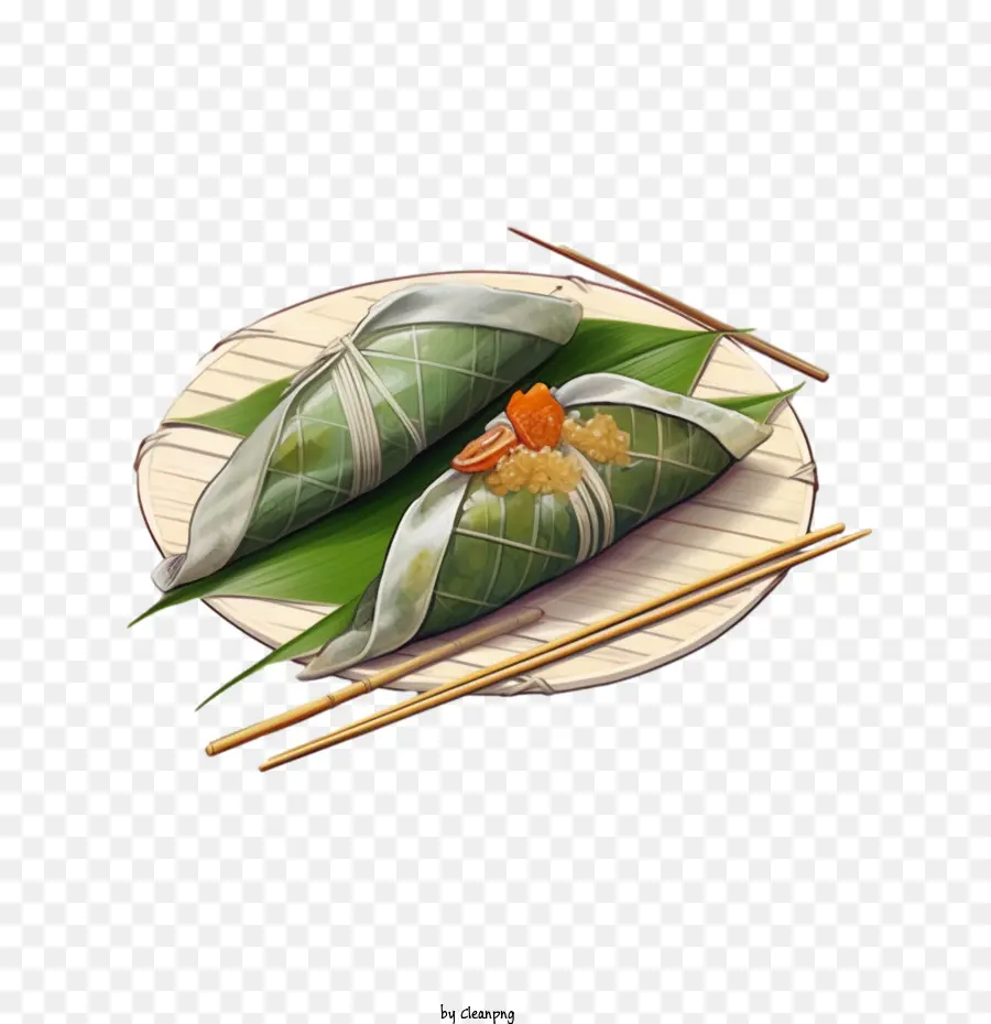 Zongzi，Makanan Asia PNG