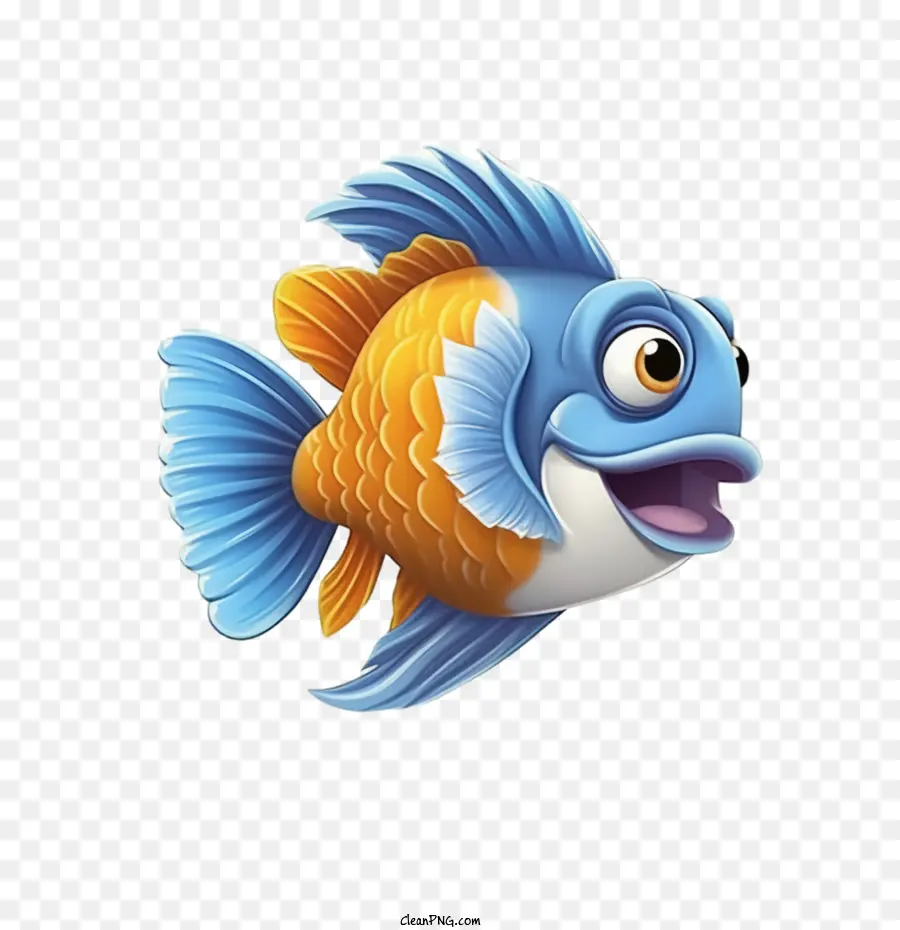 Ikan，Ikan Biru PNG