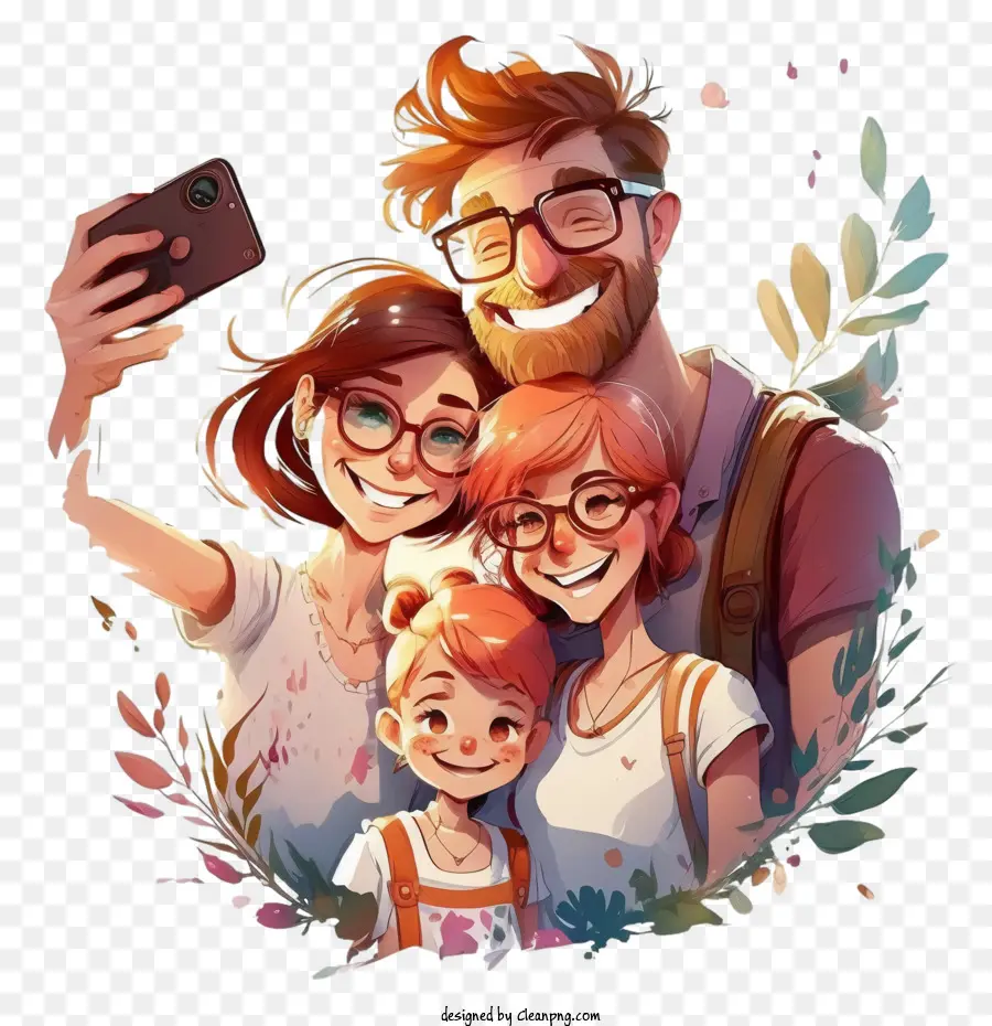 Selfie，Keluarga PNG