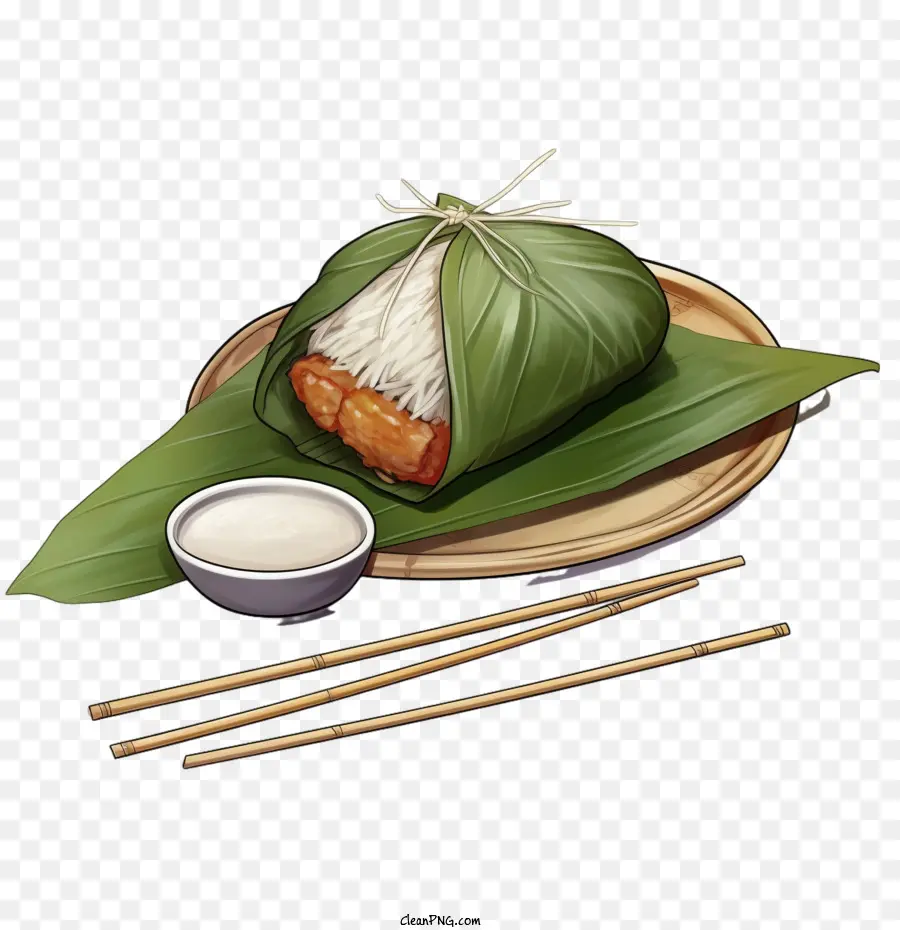 Makanan Asia，Daun Pisang PNG