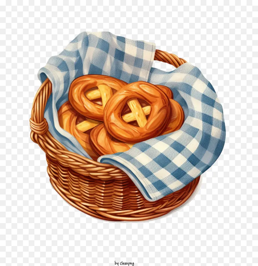 Pretzel，Roti Pretzel PNG