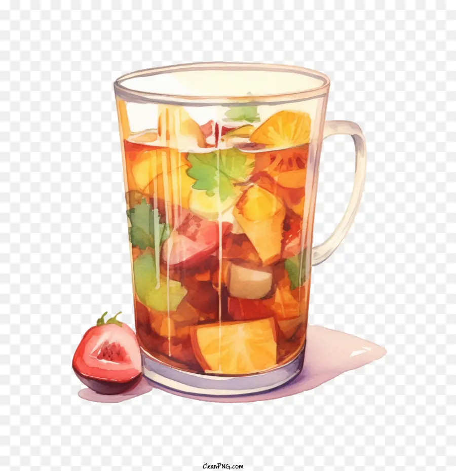 Es Teh，Minuman Buah PNG