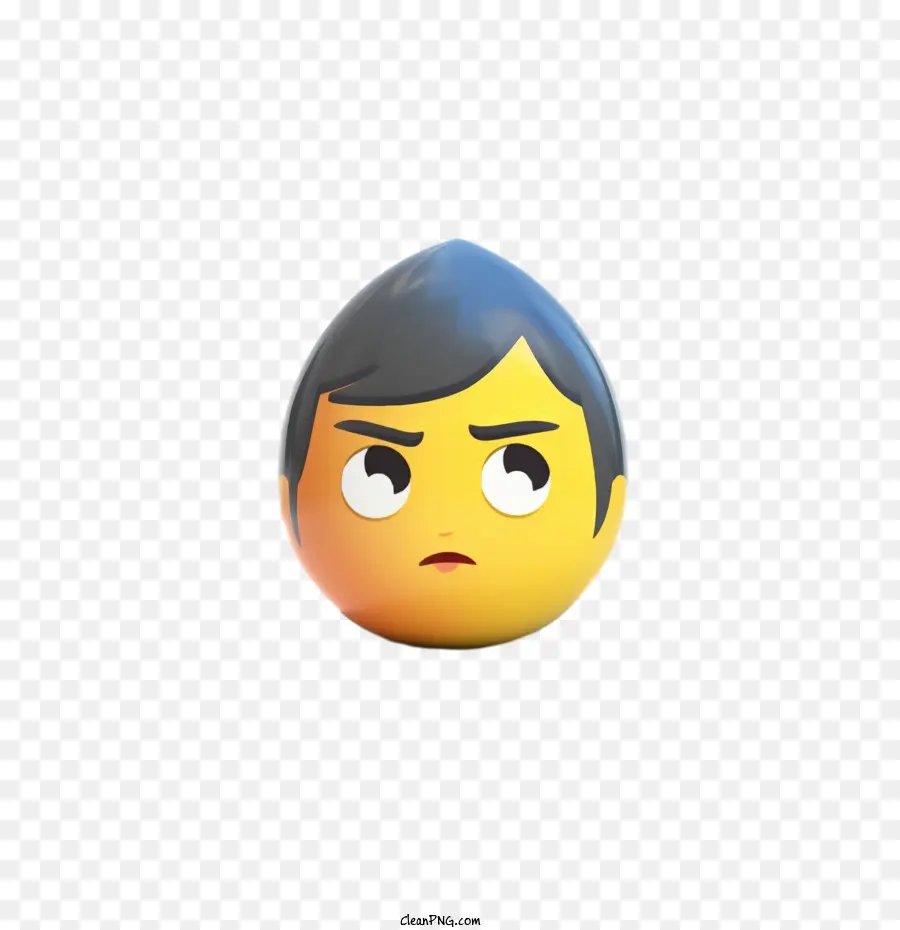 Sedih Emoji，Wajah PNG