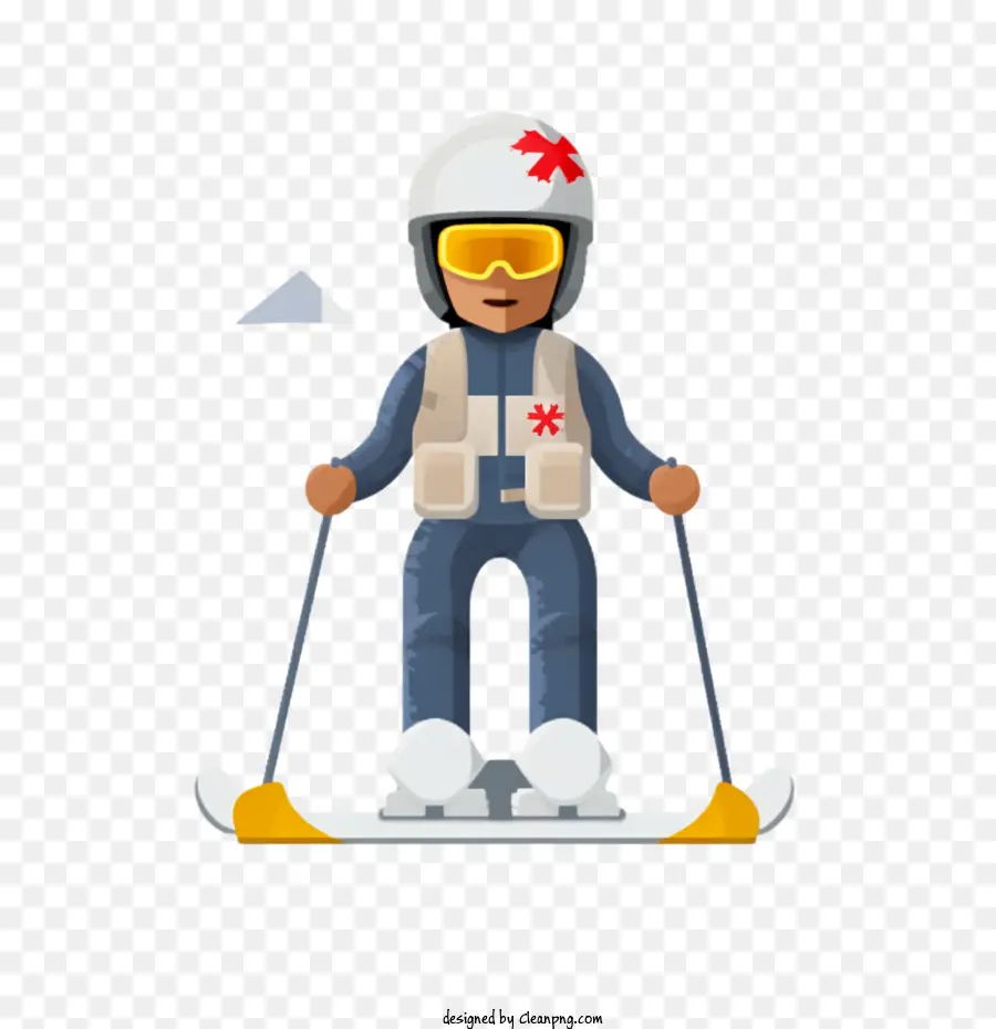 Emoji Skier，Pemain Ski PNG