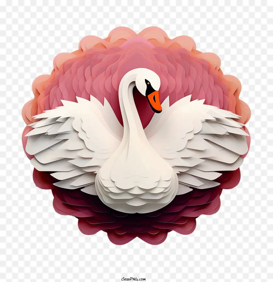 Swan，Potong Kertas PNG