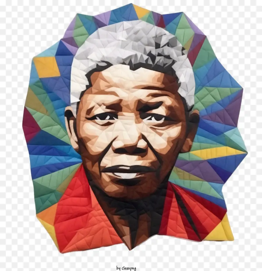 Nelson Mandela，Potret PNG