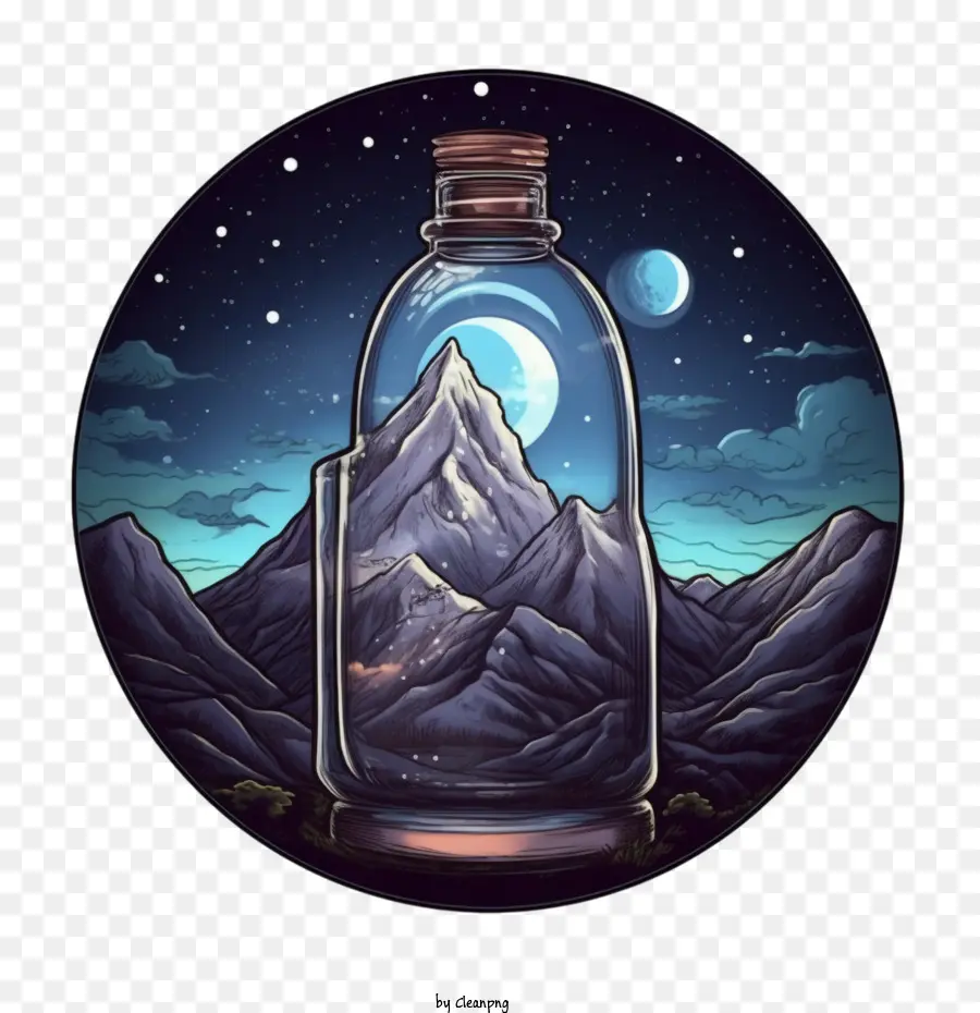 Gunung，Botol PNG