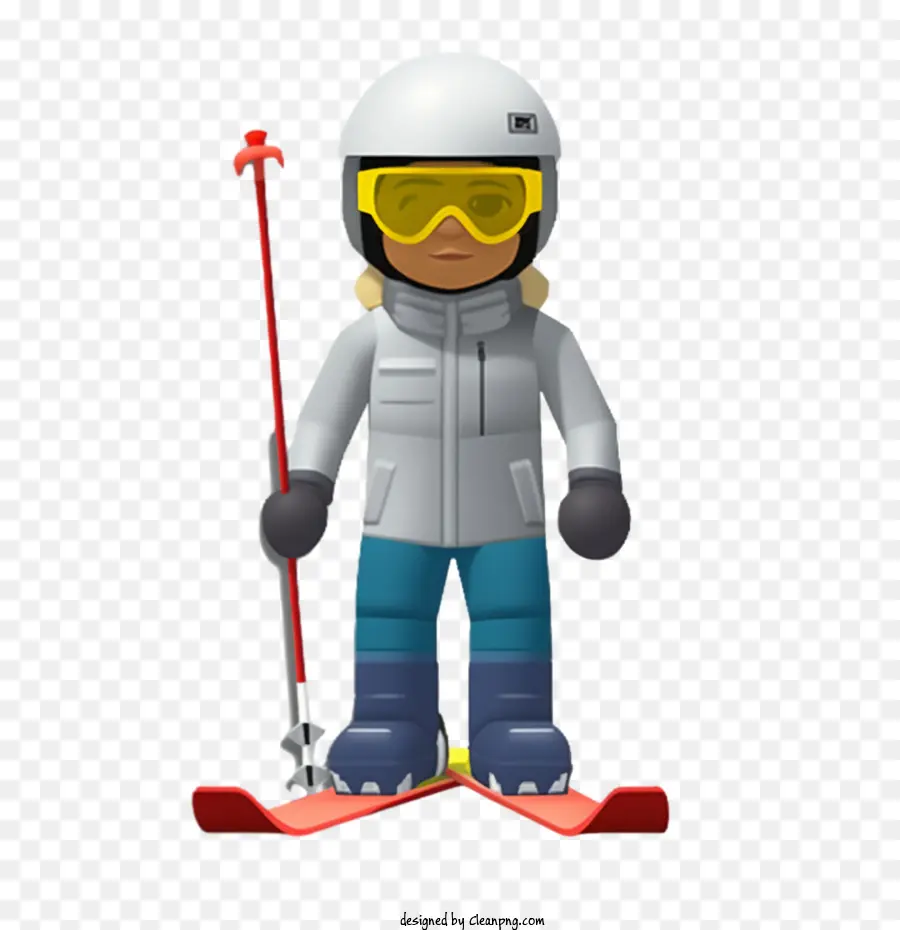 Emoji Pemain Ski，Pemain Ski PNG