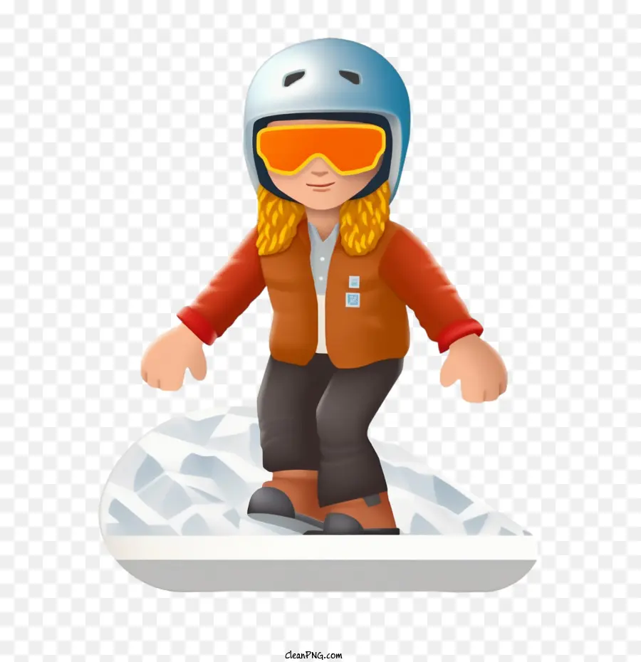 Snowboarder，Pemain Ski PNG